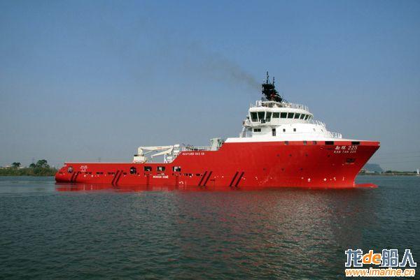 上海海洋石油局"勘探225"轮成功录入英国航海协会数据库中
